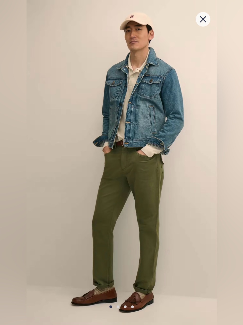 Brooks Brothers Olive Green Advantage Stretch Chinos (42/32)
